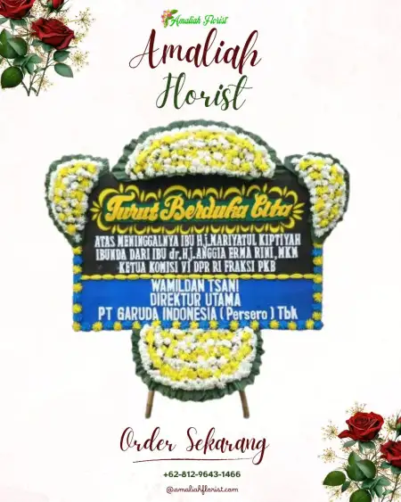 Papan Bunga Duka Aryanusa Ballroom Menara Danareksa